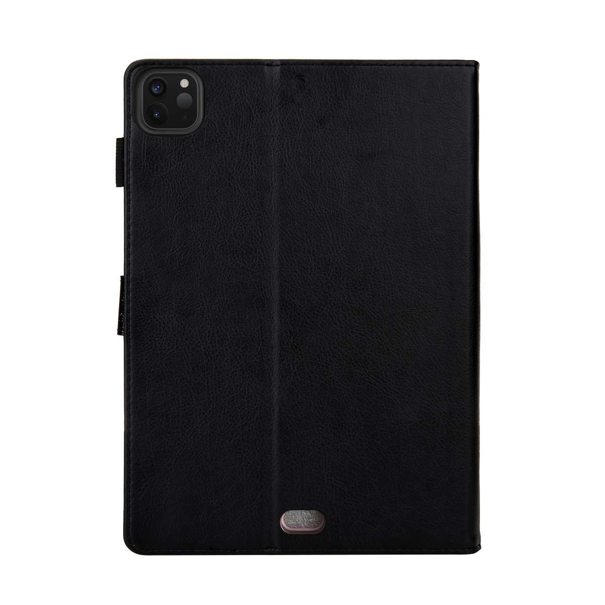 Glitter Powder Stitching Hot-pressed Changing PU Leather Tablet Case with Holder & Car ... (Black)
