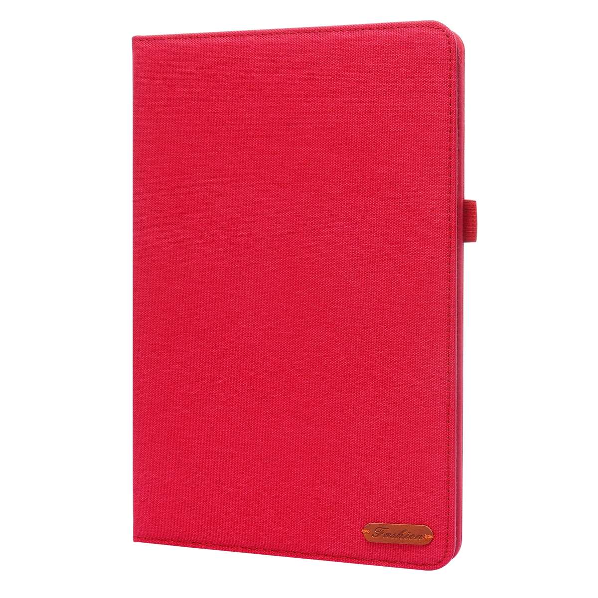 For Xiaomi Pad 5 / 5 Pro Horizontal Flip TPU + Fabric PU Leather Protective Case with Na ... (Red)
