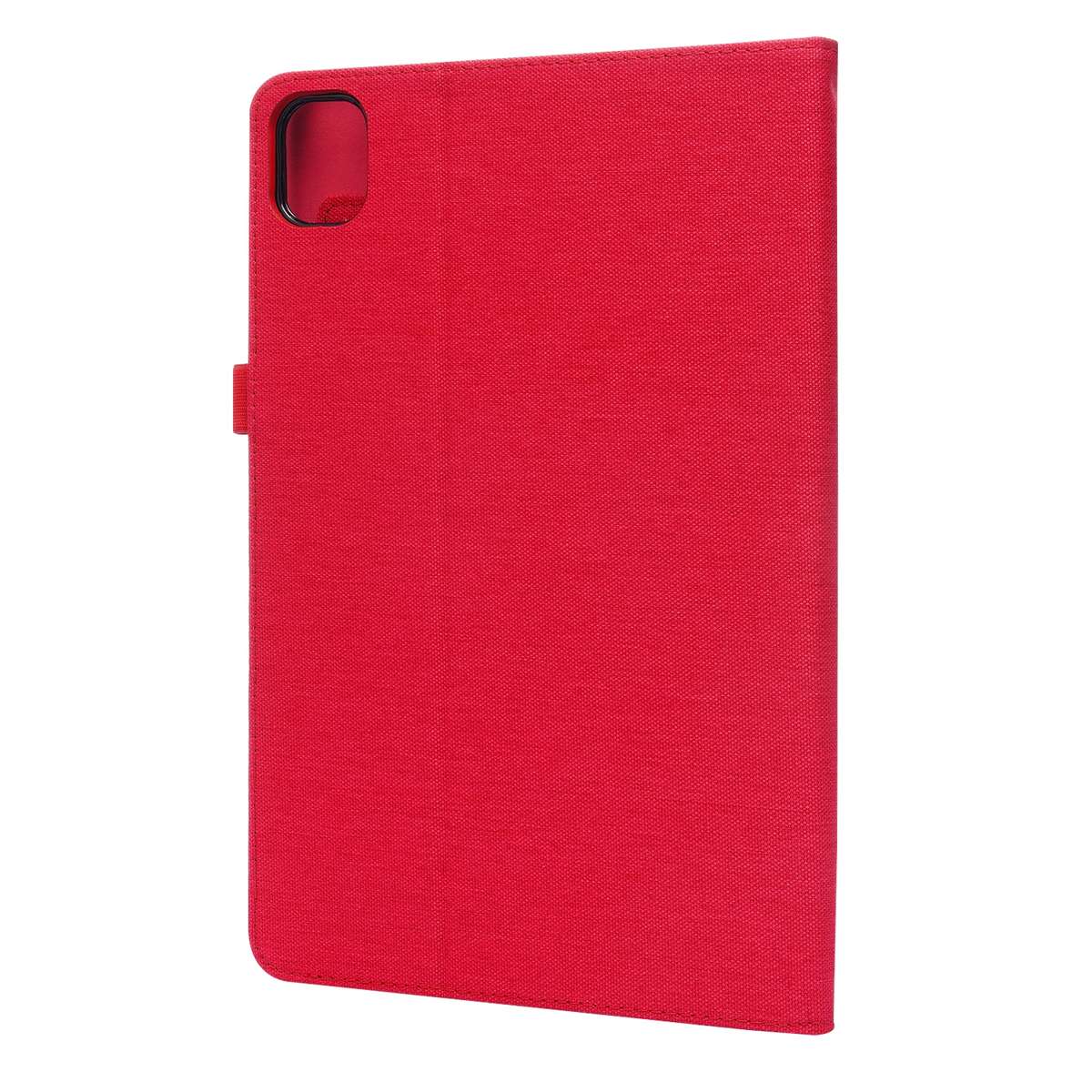 For Xiaomi Pad 5 / 5 Pro Horizontal Flip TPU + Fabric PU Leather Protective Case with Na ... (Red)