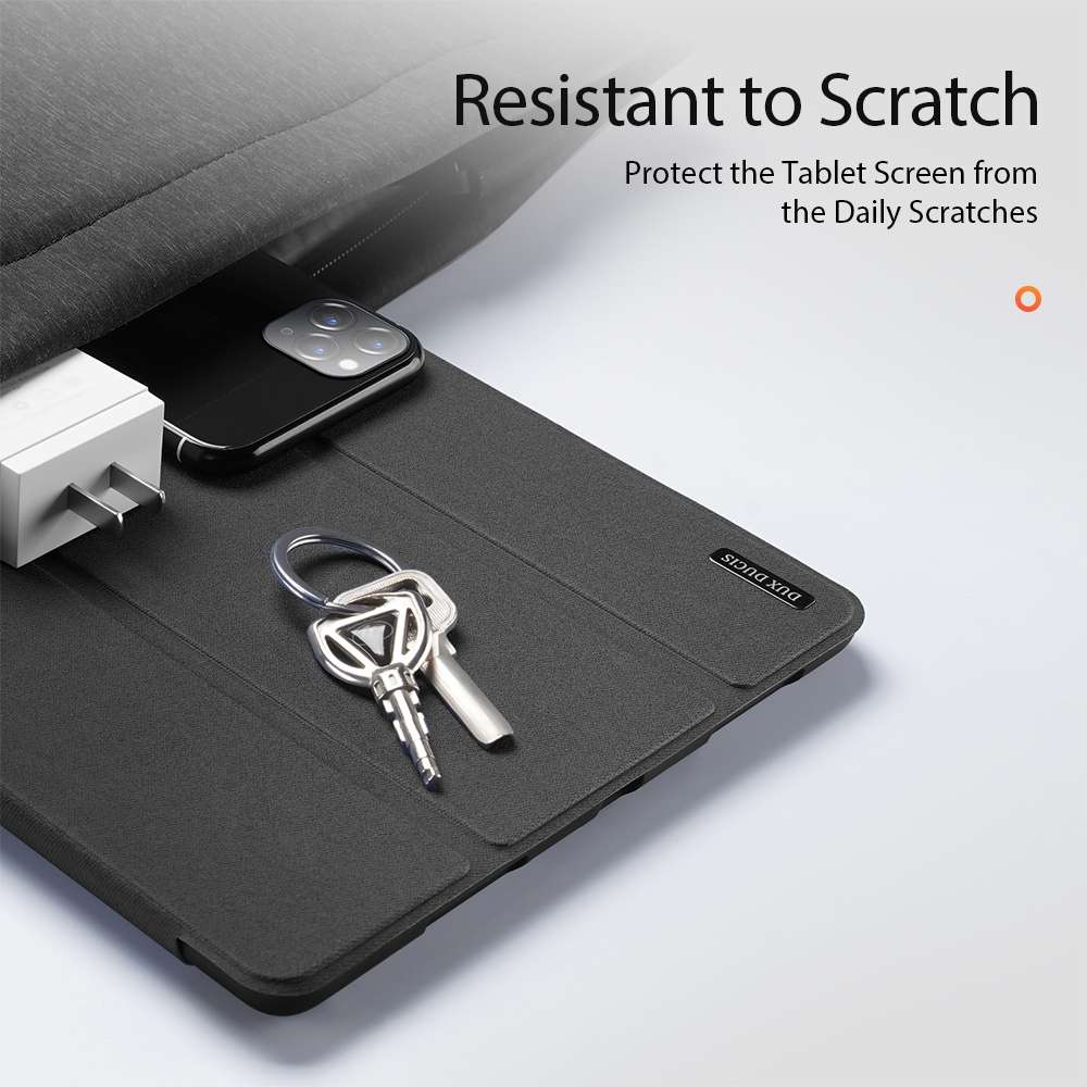 For iPad mini 7 / mini 6 DUX DUCIS Domo Series Horizontal Flip Magnetic TPU + PU Leath ... (Black)