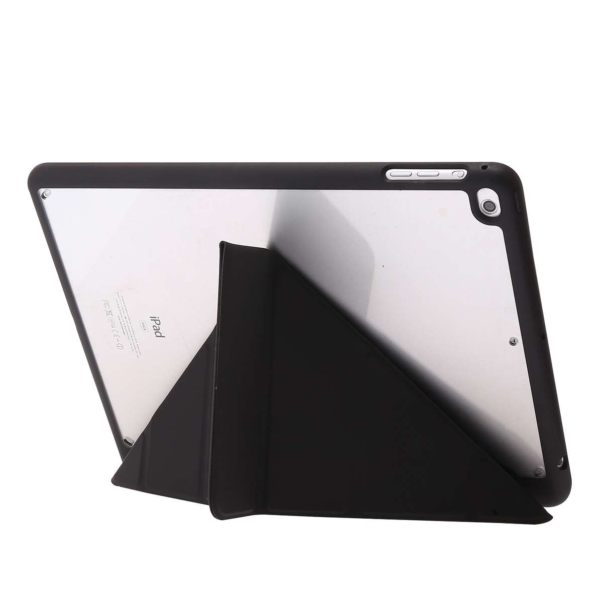 Deformation Acrylic Smart Leather Tablet Case For iPad 9.7 2017 / 2018 / Air / Air 2 ... (Black)