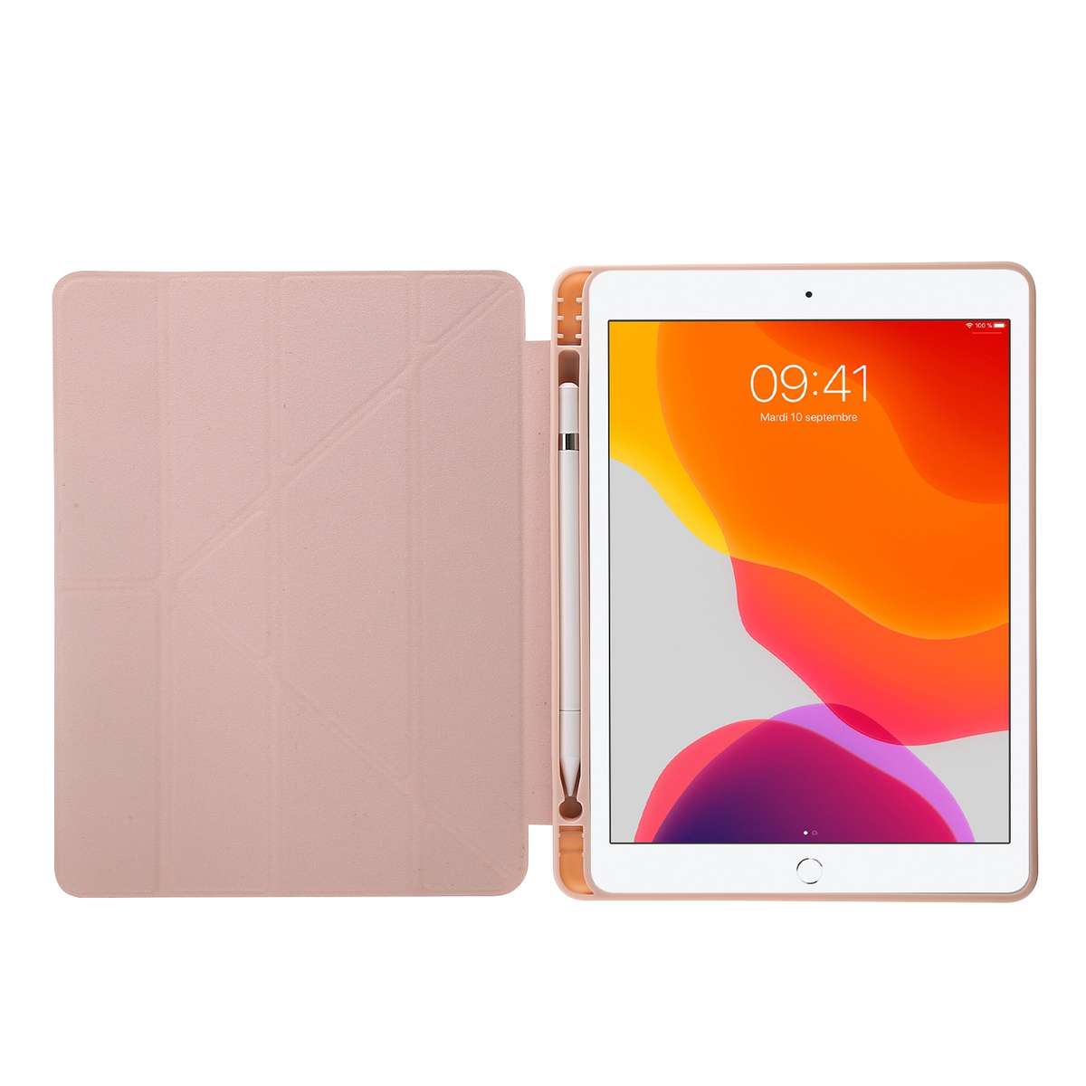 Deformation Acrylic Smart Leather Tablet Case For iPad 9.7 2017 / 2018 / Air / Air ... (Baby Blue)
