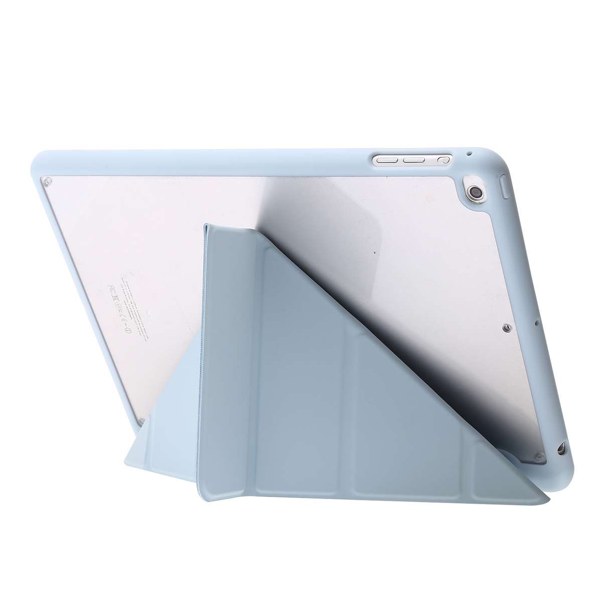 Deformation Acrylic Smart Leather Tablet Case For iPad 9.7 2017 / 2018 / Air / Air ... (Baby Blue)