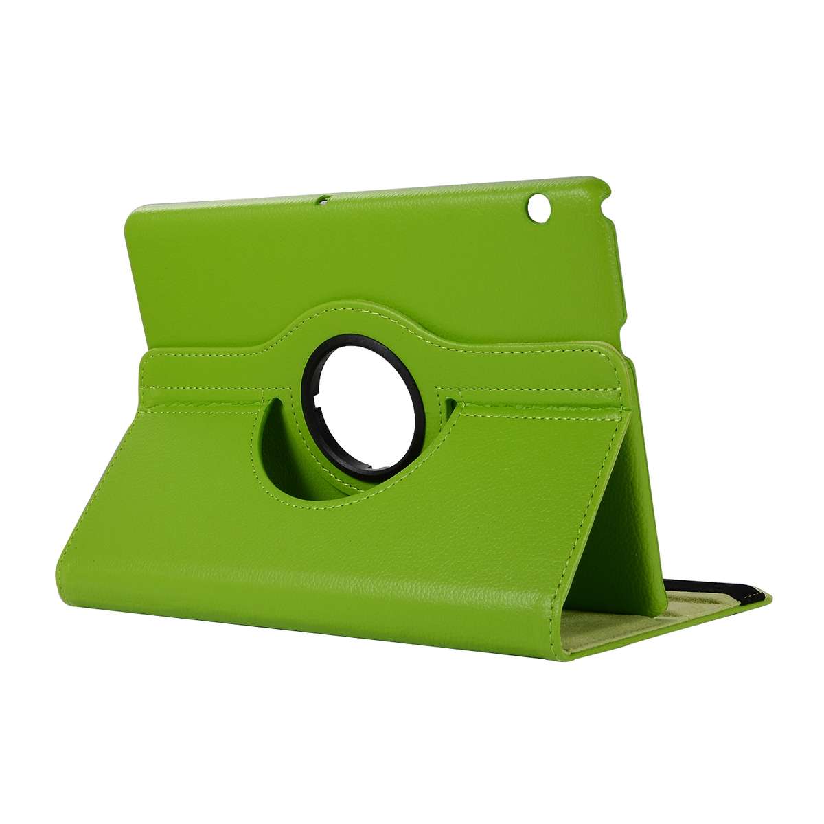 For Huawei MediaPad T3 10 Litchi Texture Horizontal Flip 360 Degrees Rotation Leather ... (Green)