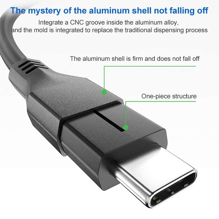100W USB-C / Type-C 4.0 Male to USB-C / Type-C 4.0 Male Full-function Data Cable for Thunderbolt 3