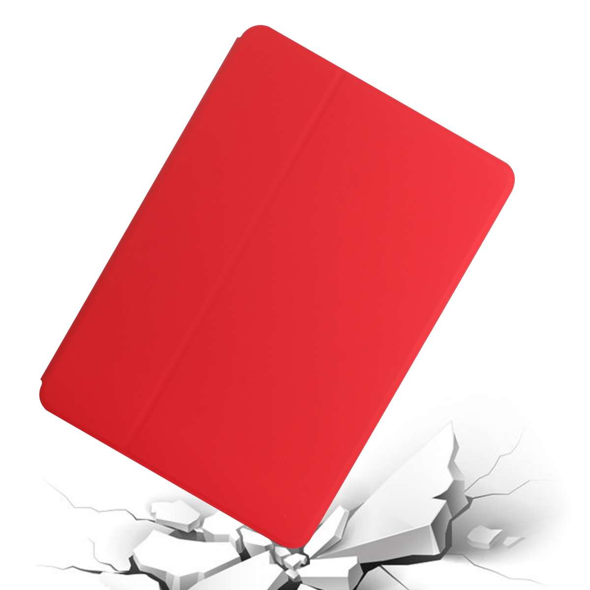 For iPad Pro 11 2020 & 2018 Dual-Folding Horizontal Flip Tablet Leather Tablet Case with ... (Red)