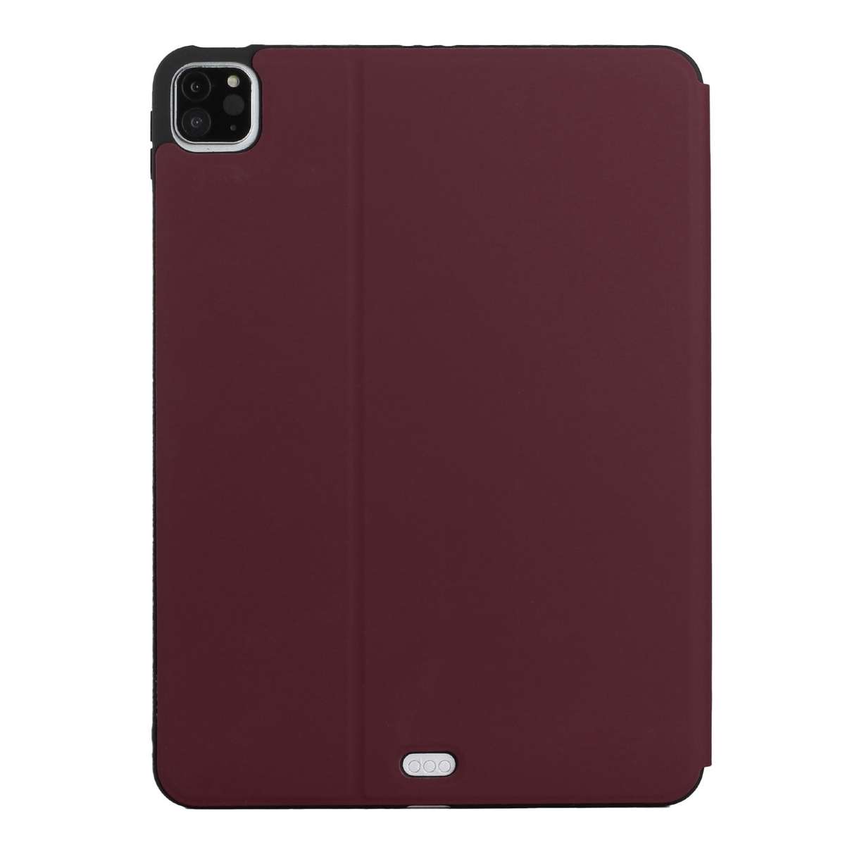 For iPad Pro 11 2020 & 2018 Dual-Folding Horizontal Flip Tablet Leather Tablet Case ... (Wine Red)