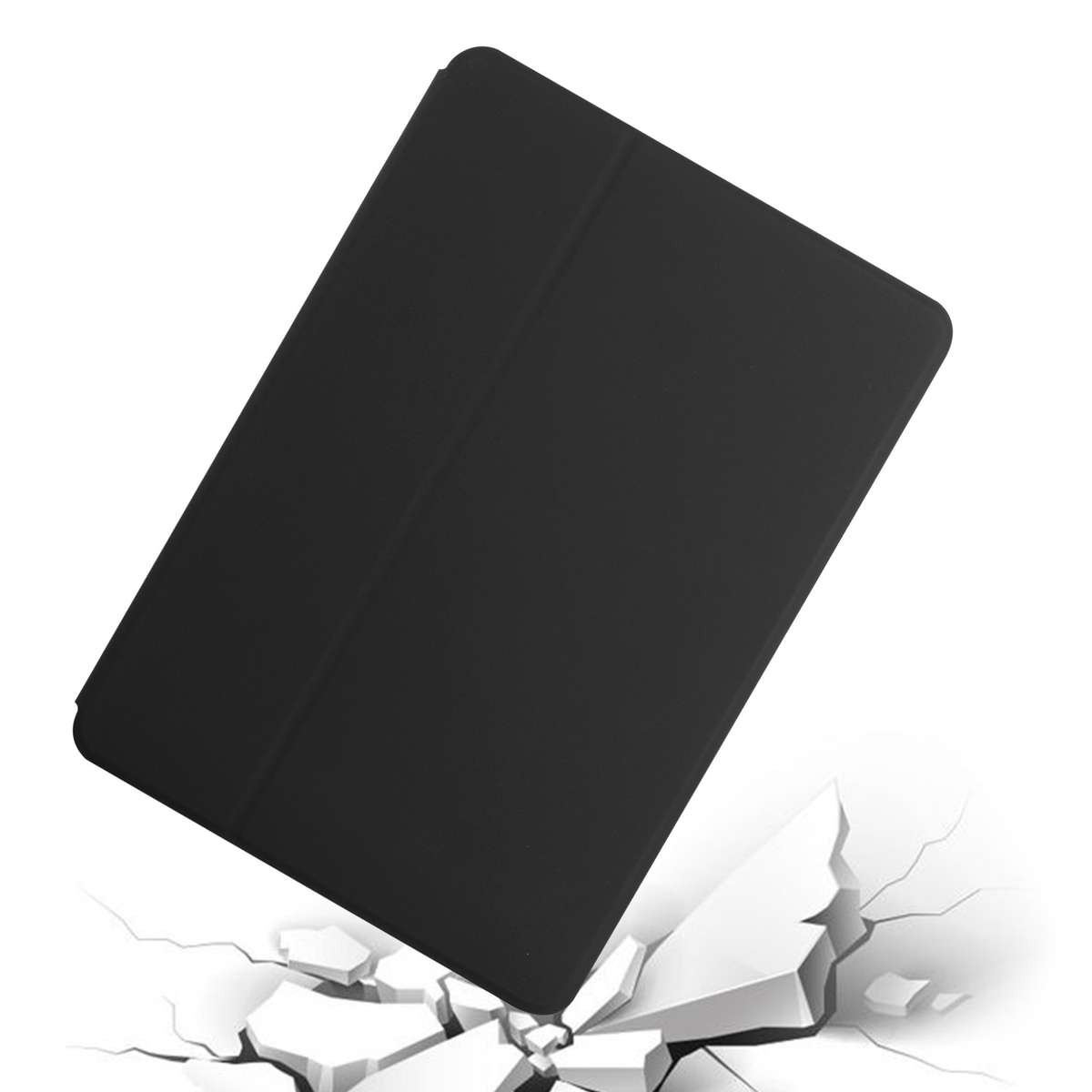 For iPad Pro 11 2020 & 2018 Dual-Folding Horizontal Flip Tablet Leather Tablet Case wi ... (Black)