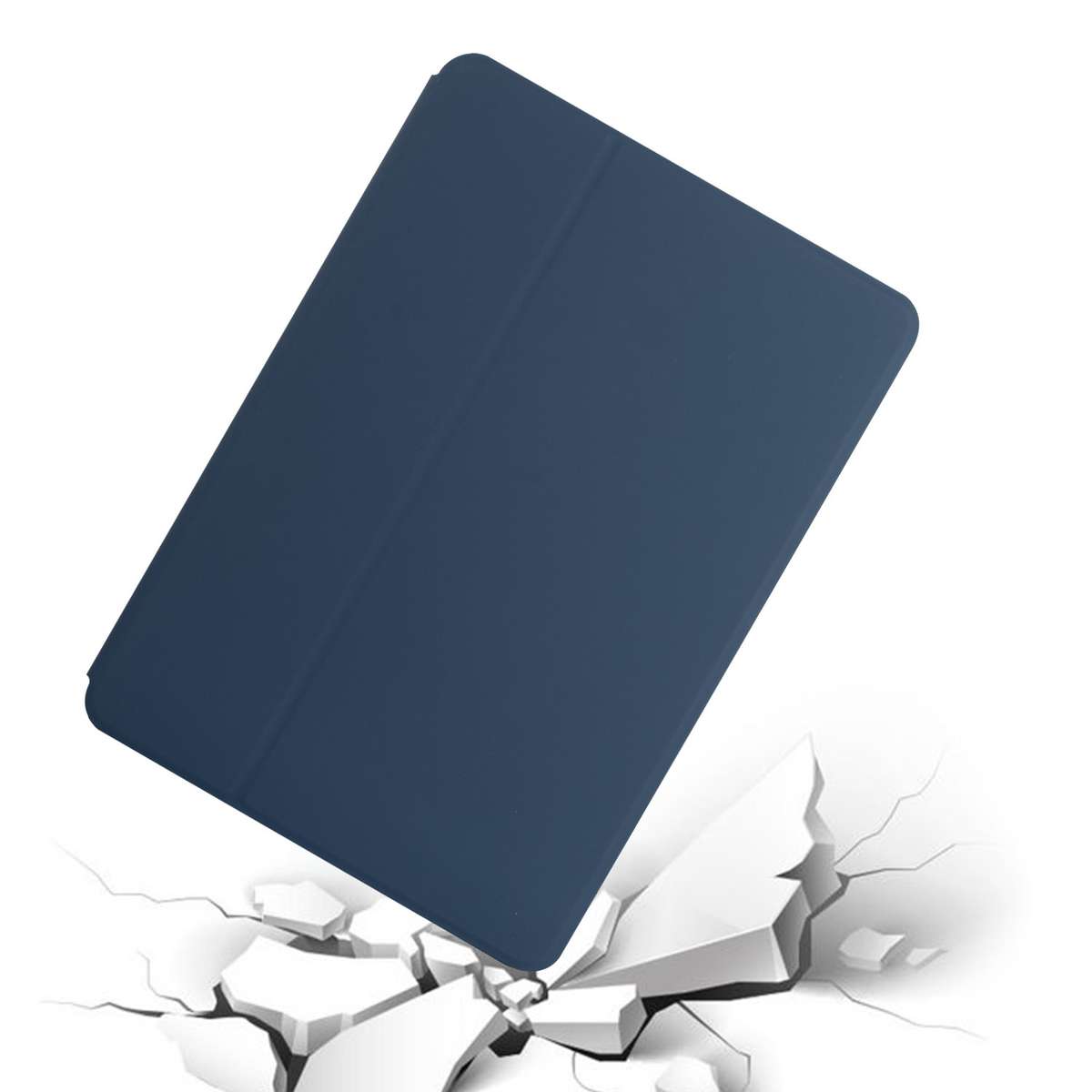 For iPad Pro 11 2020 & 2018 Dual-Folding Horizontal Flip Tablet Leather Tablet Ca ... (Royal Blue)