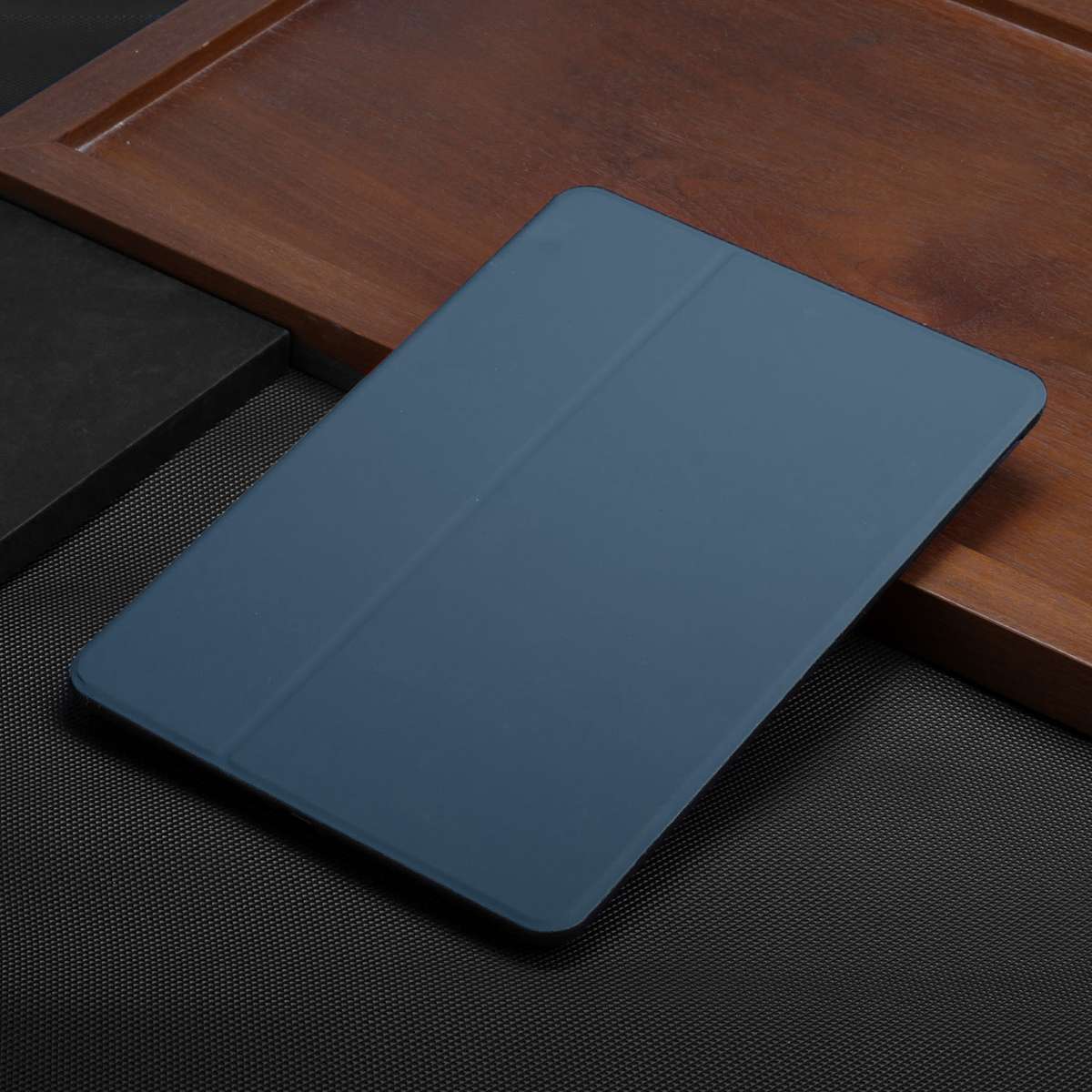 For iPad Pro 11 2020 & 2018 Dual-Folding Horizontal Flip Tablet Leather Tablet Ca ... (Royal Blue)