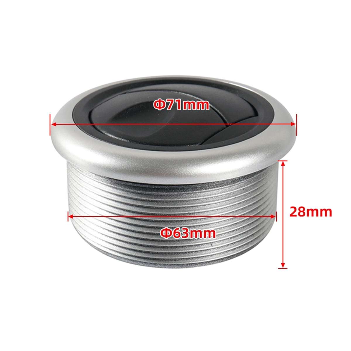 A5681-01 71mm RV Universal Air-conditioning Outlet