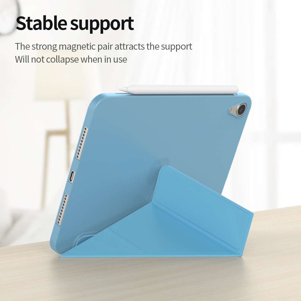 For iPad mini 2024 / mini 6 Double-sided Matte Deformation TPU Tablet Leather Case with ... (Pink)