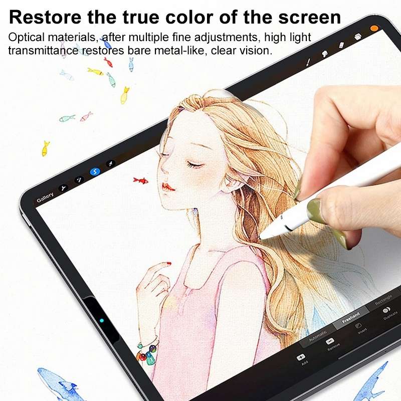 For iPad Pro 12.9 2017 / 2015 Magnetic Removable Tablet Screen Paperfeel Protector Matte PET Film