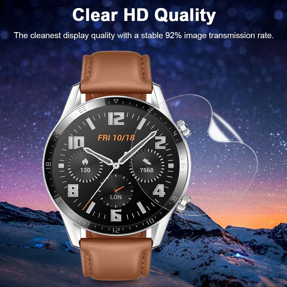 D32mm 10 PCS TPU Round HD Soft Hydrogel Film Watch Screen Protector