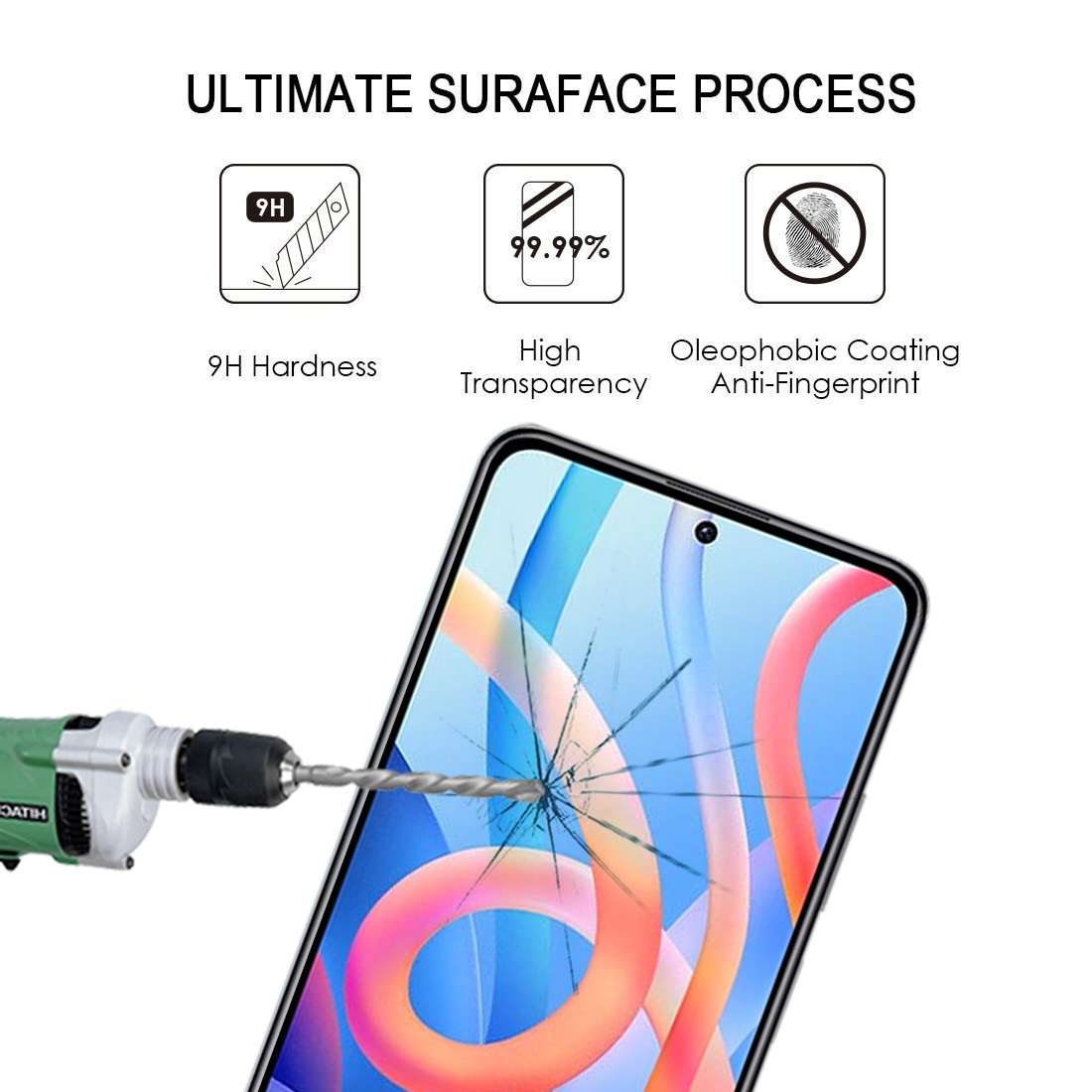 For Xiaomi Redmi Note 11 China / Note 11S 5G / Poco M4 Pro 5G 25 PCS Full Glue Full Screen Tempere