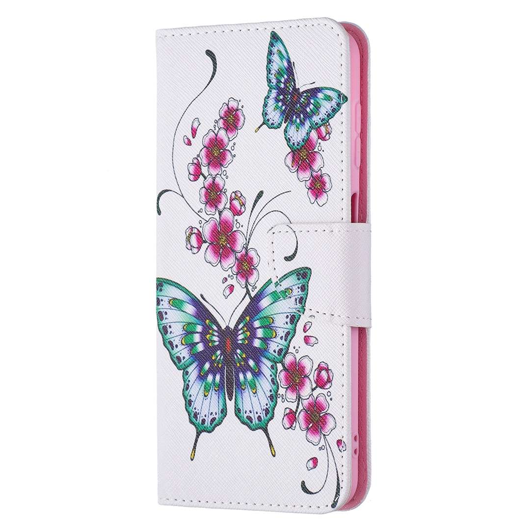 For Samsung Galaxy A13 5G Colored Drawing Pattern Horizontal Flip Phone Leather Case with Holder & C