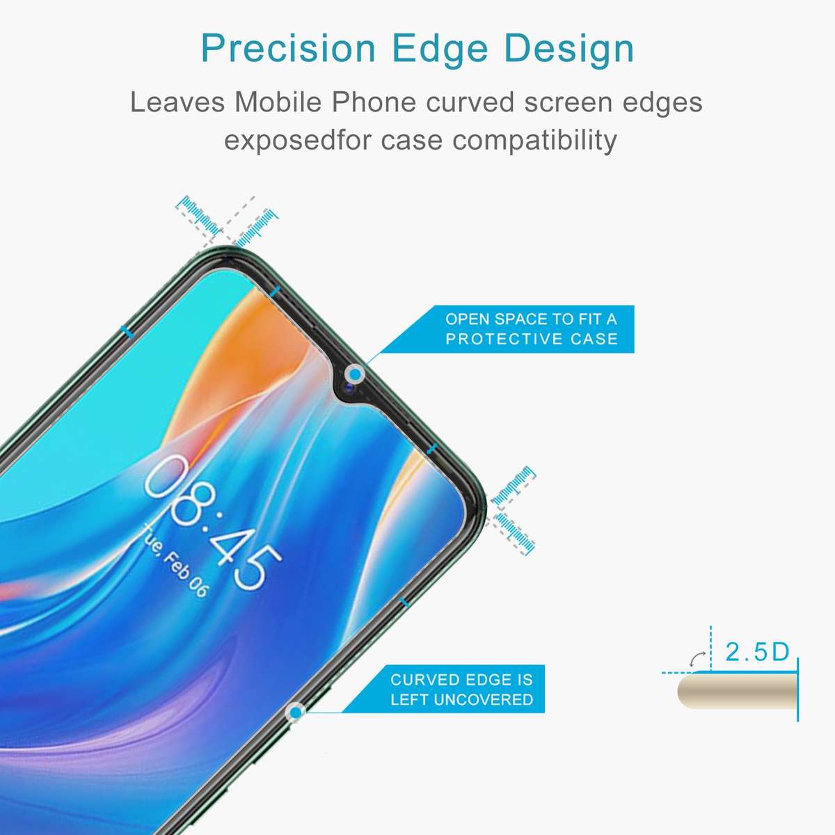 For Tecno Spark 7 10 PCS 0.26mm 9H 2.5D Tempered Glass Film