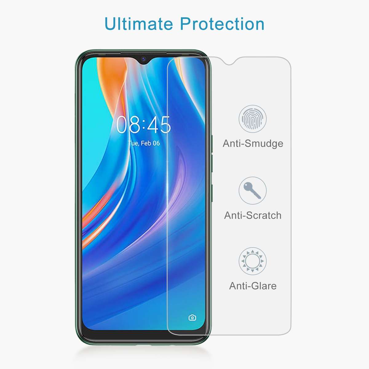 For Tecno Spark 7 10 PCS 0.26mm 9H 2.5D Tempered Glass Film