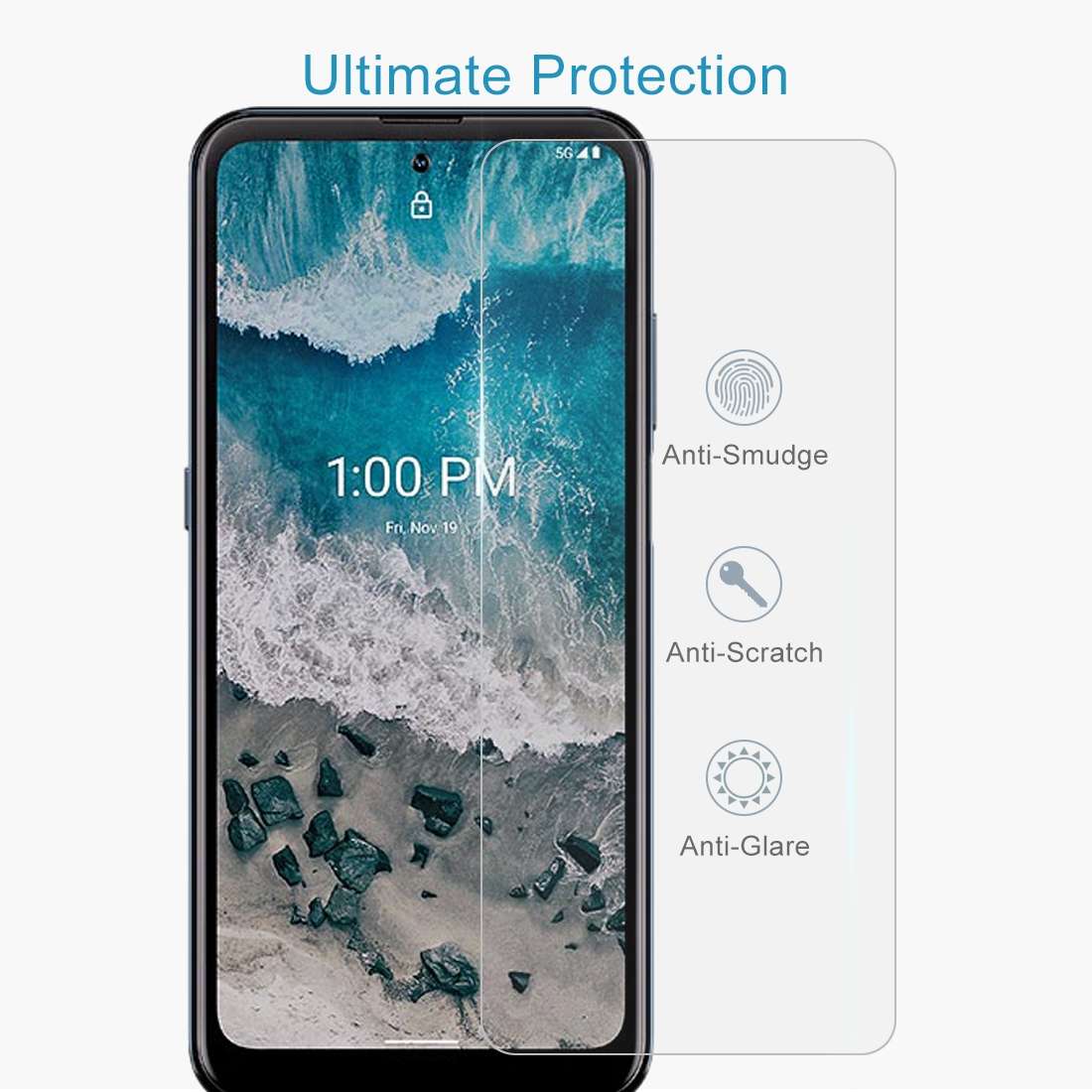 10 PCS 0.26mm 9H 2.5D Tempered Glass Film For Nokia X100