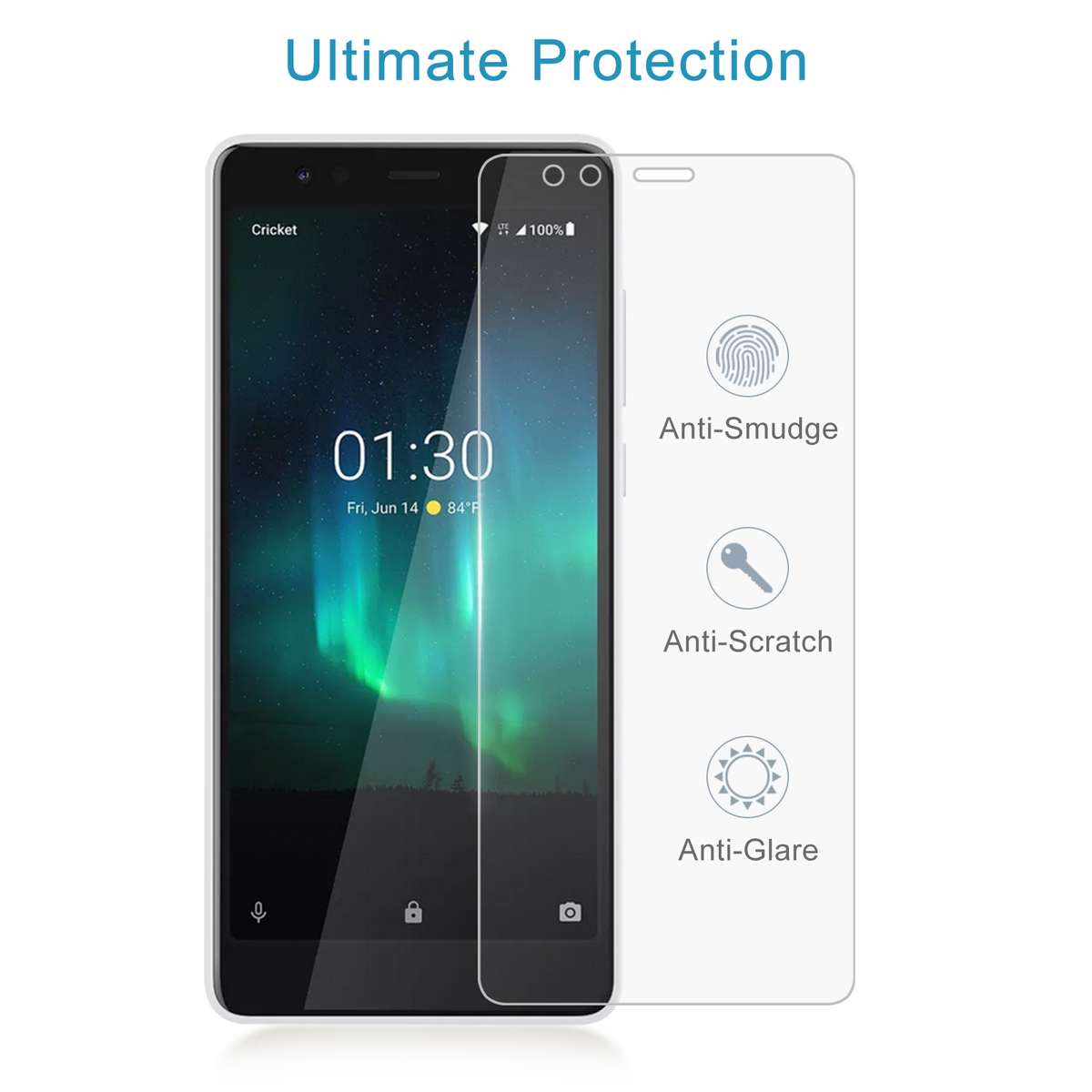10 PCS 0.26mm 9H 2.5D Tempered Glass Film For Nokia 3.1 C