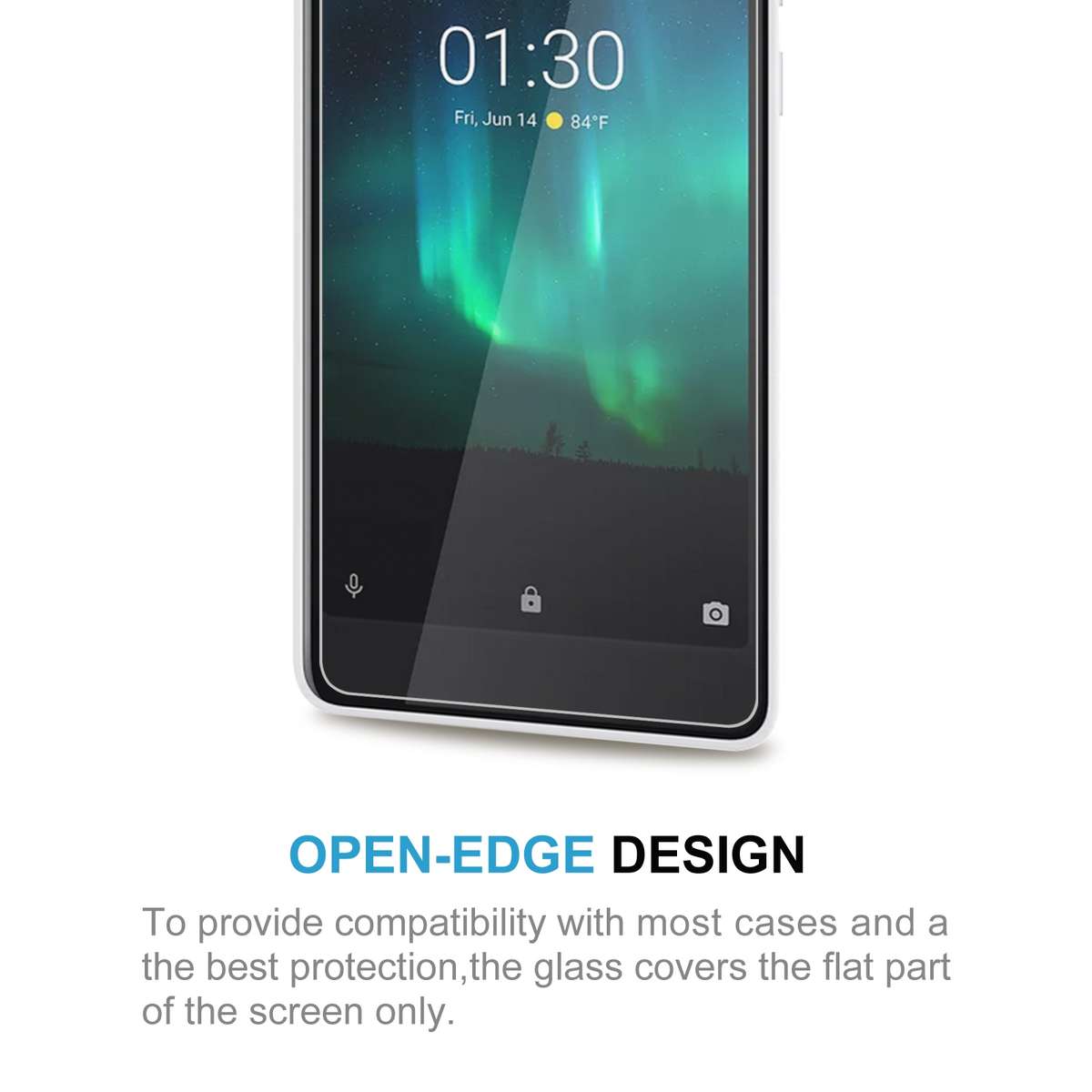 10 PCS 0.26mm 9H 2.5D Tempered Glass Film For Nokia 3.1 C