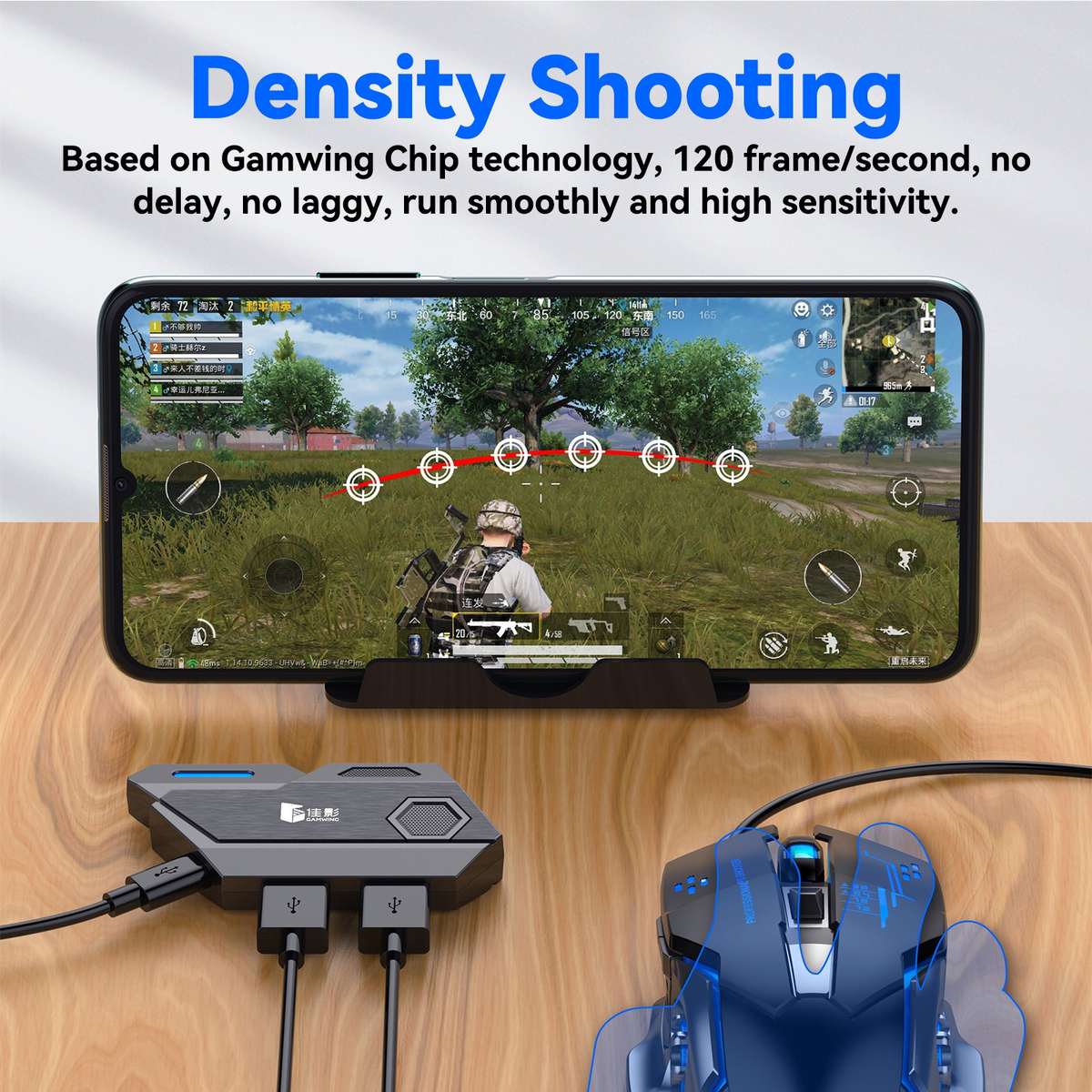 GAMWING MixElite Bluetooth 5.0 Keyboard Mouse Converter Shooting Game Auxiliary Tool