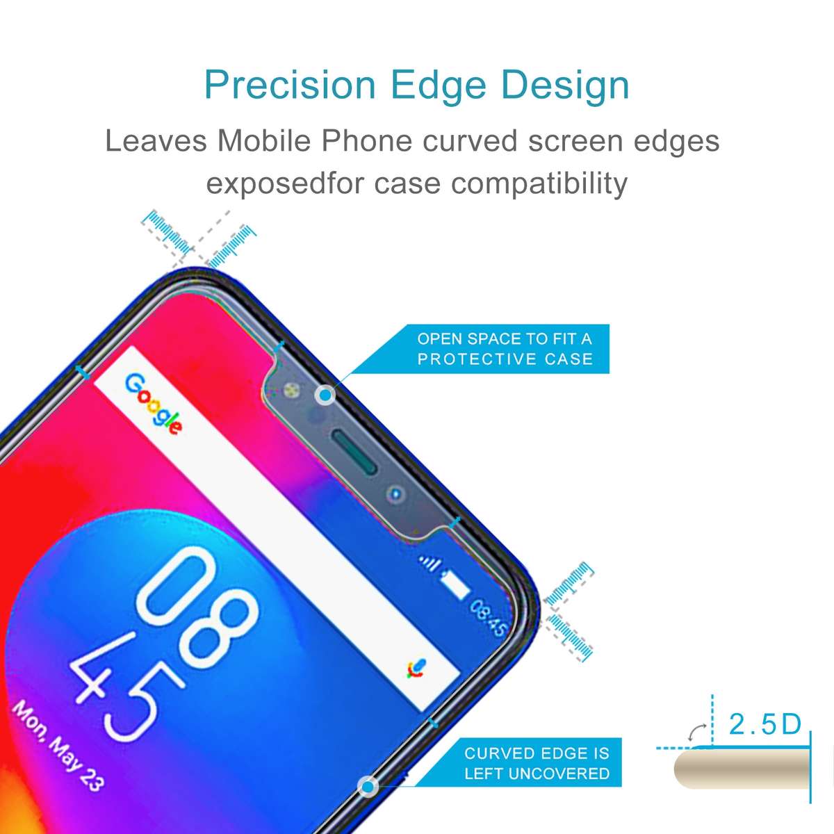 10 PCS 0.26mm 9H 2.5D Tempered Glass Film For Infinix S3X