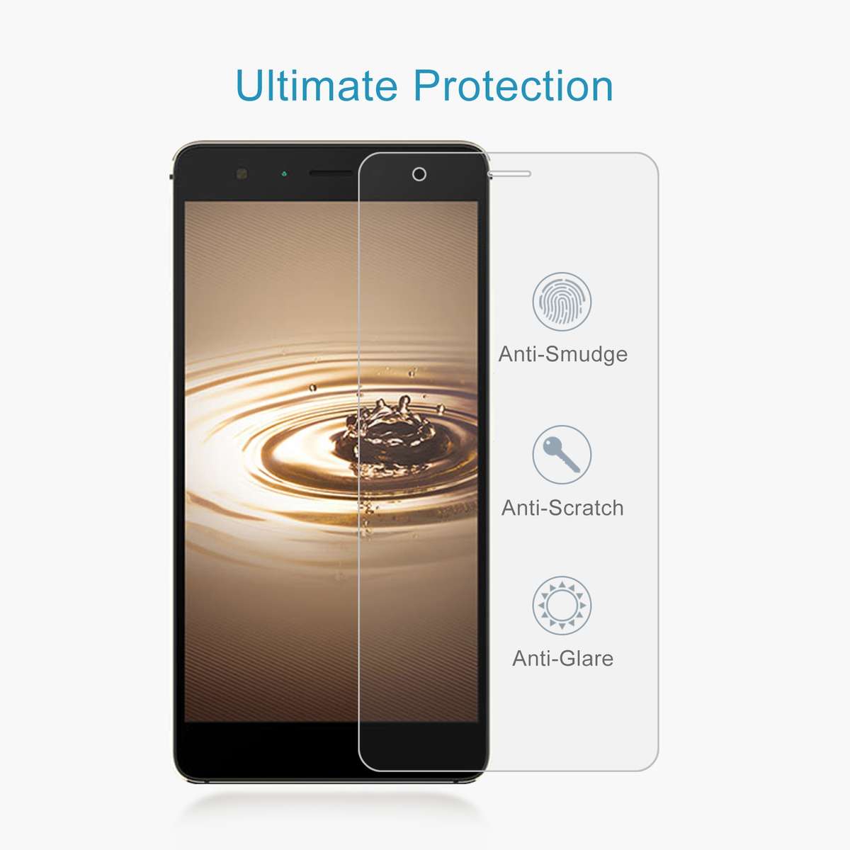 10 PCS 0.26mm 9H 2.5D Tempered Glass Film For Tecno Phantom 6