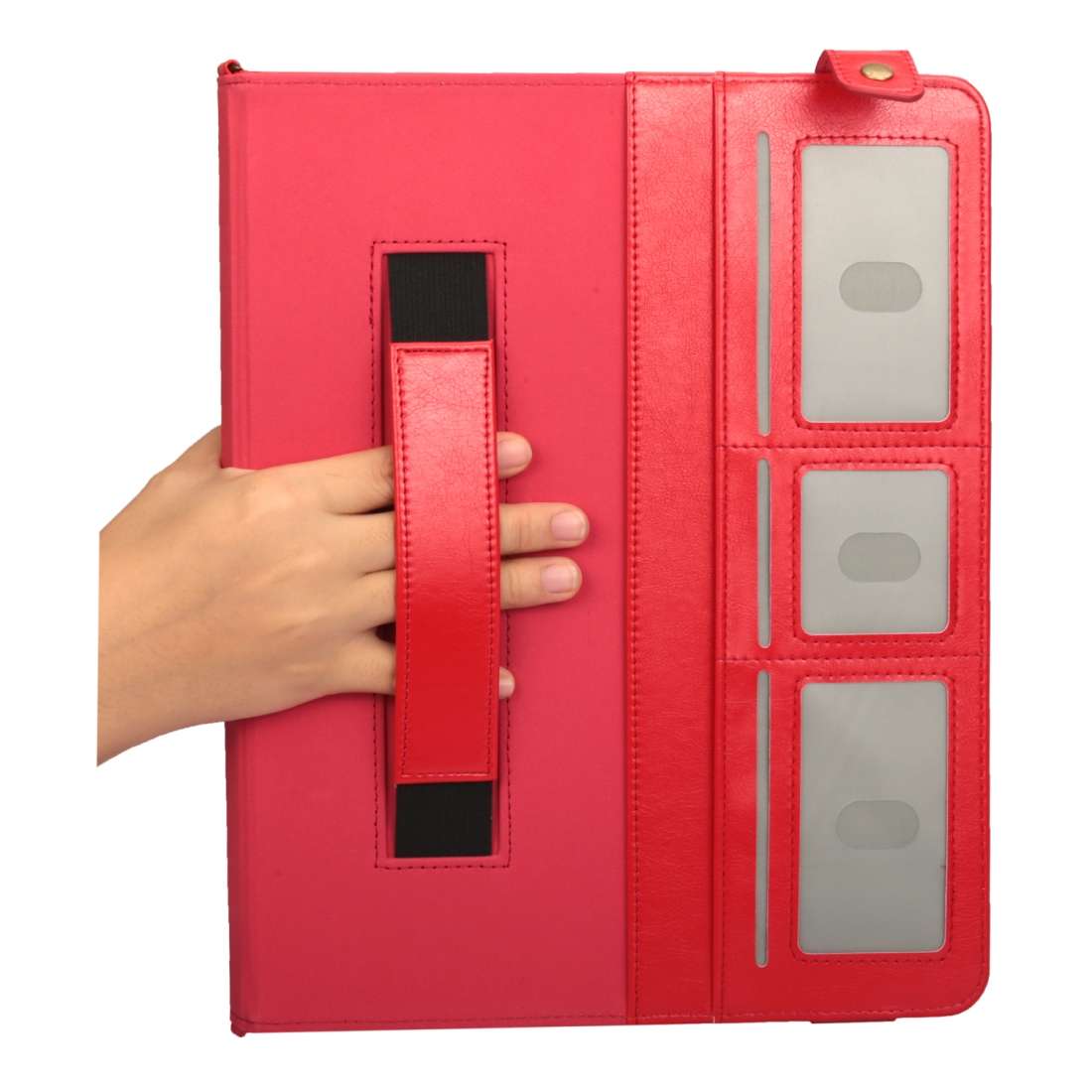 For iPad Pro 12.9 inch (2018) Envelope Horizontal Flip PU Leather Case with Card Slots & ... (Red)