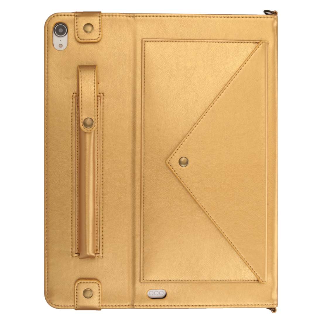 For iPad Pro 12.9 inch (2018) Envelope Horizontal Flip PU Leather Case with Card Slots ... (Gold)