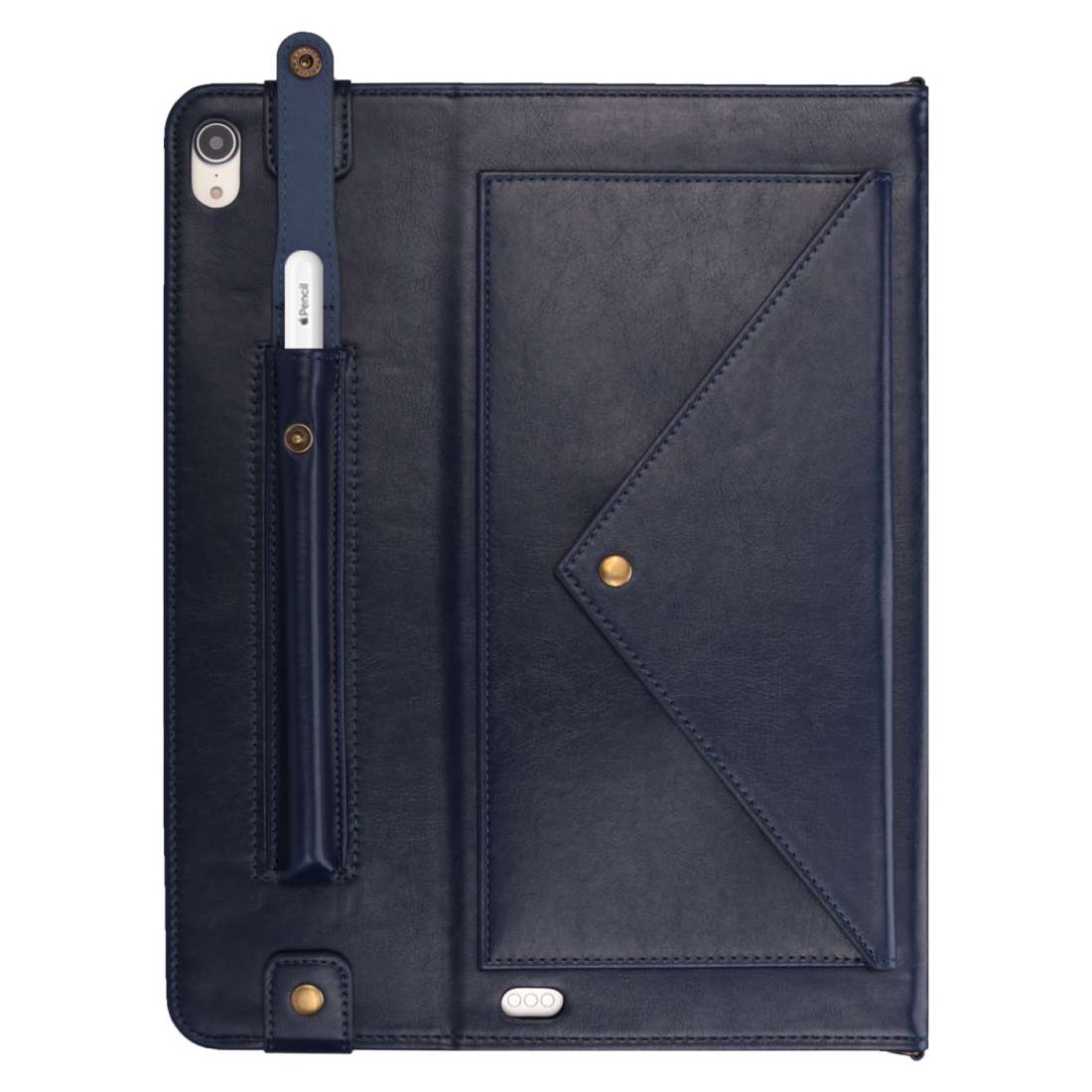 For iPad Pro 12.9 inch (2018) Envelope Horizontal Flip PU Leather Case with Card Slots ... (Blue)