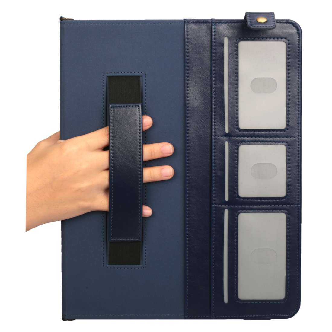 For iPad Pro 12.9 inch (2018) Envelope Horizontal Flip PU Leather Case with Card Slots ... (Blue)