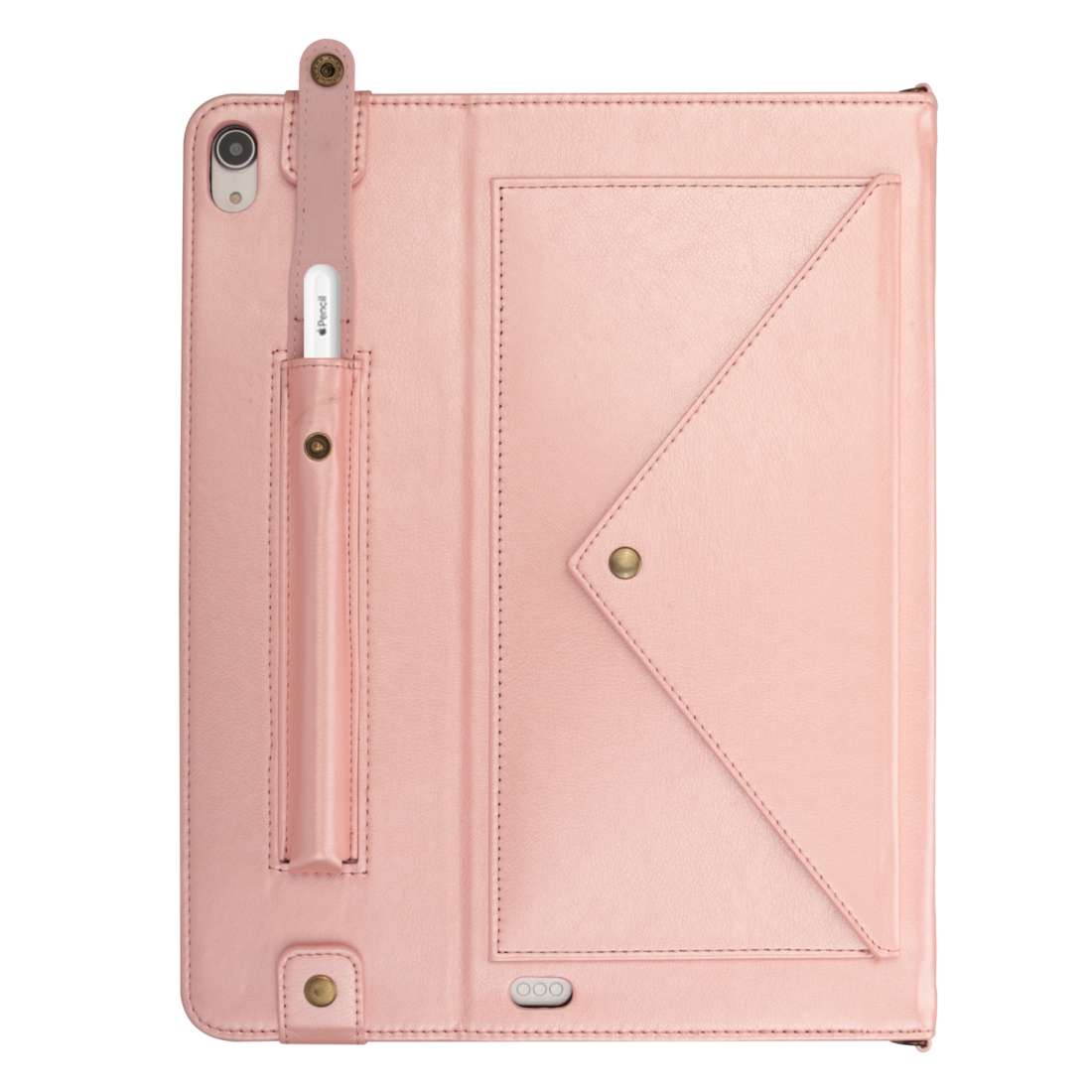 For iPad Pro 12.9 inch (2018) Envelope Horizontal Flip PU Leather Case with Card S ... (Rose Gold)