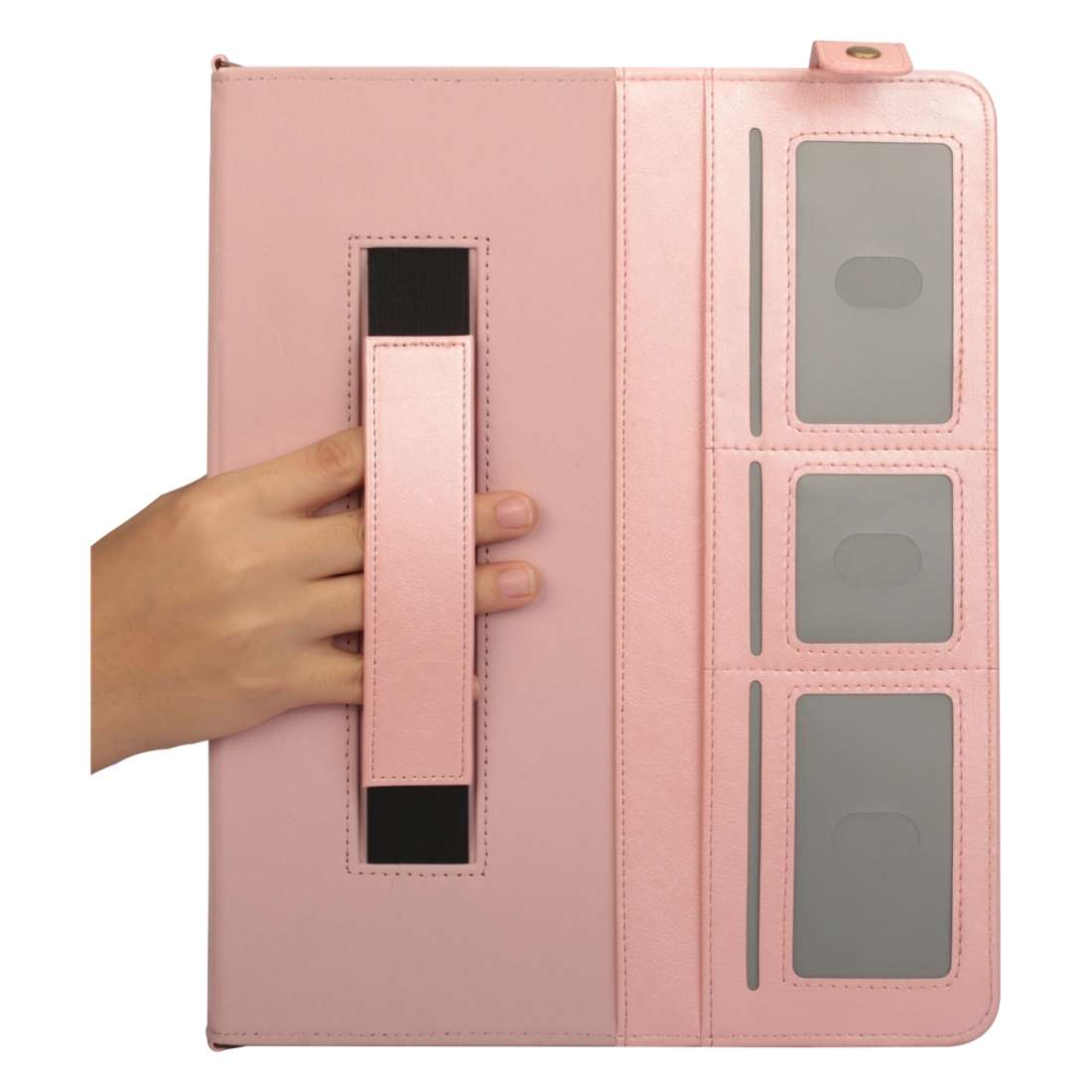 For iPad Pro 12.9 inch (2018) Envelope Horizontal Flip PU Leather Case with Card S ... (Rose Gold)