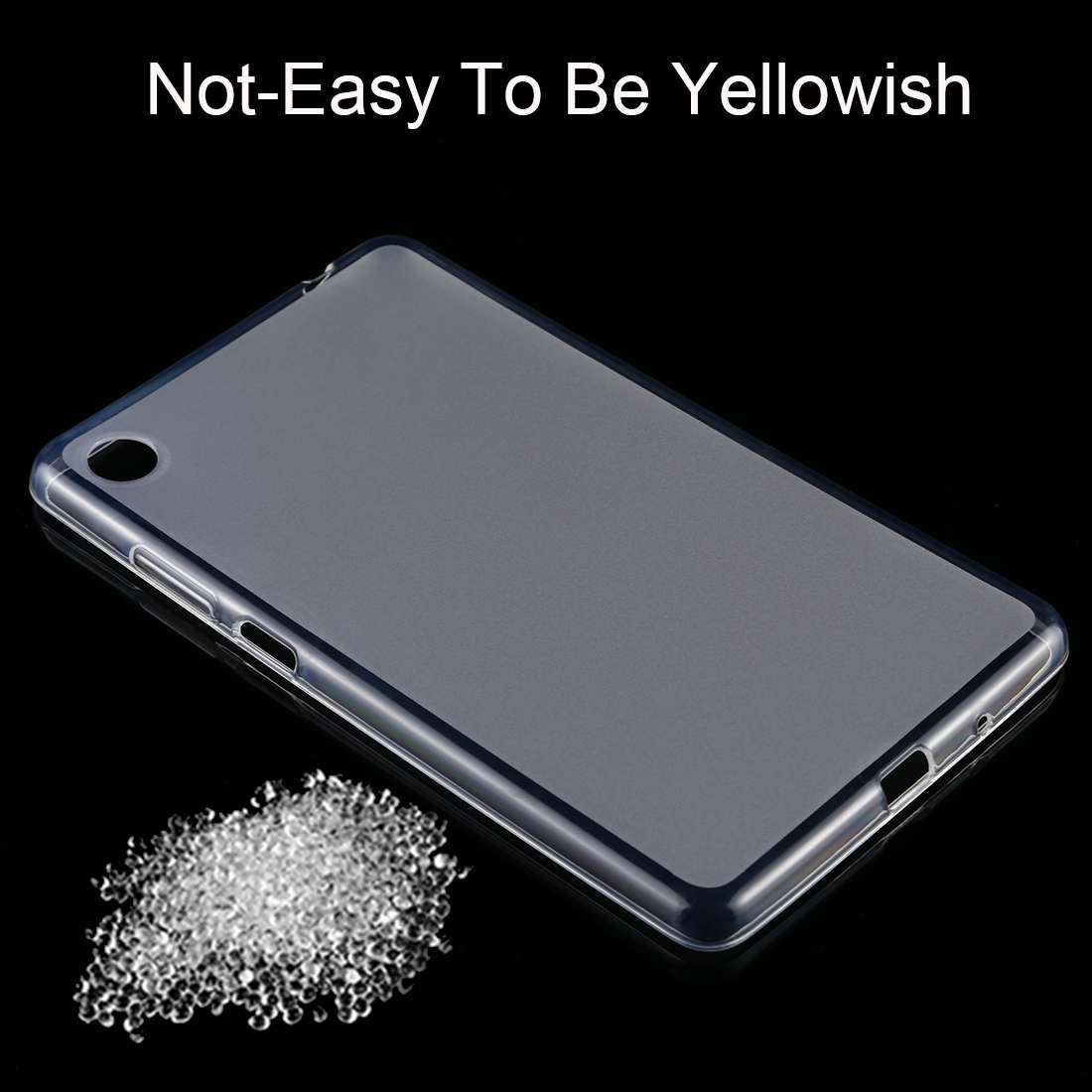 For Lenovo Tab M7 0.75mm Dropproof Outside Glossy Inside Frosted TPU Case