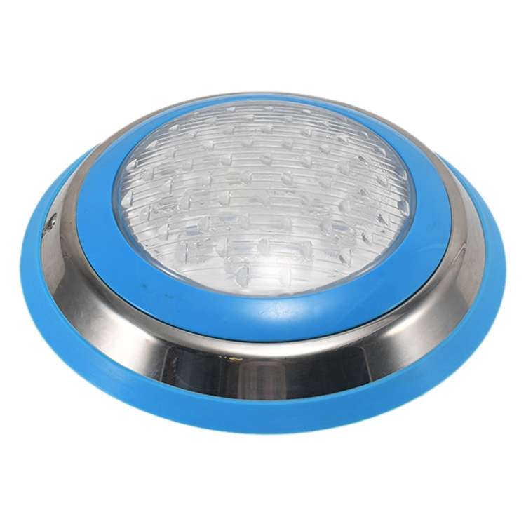 12W LED Stainless Steel Wall-mounted Pool Light Landscape Underwater Light(Colorful Light + Remote C