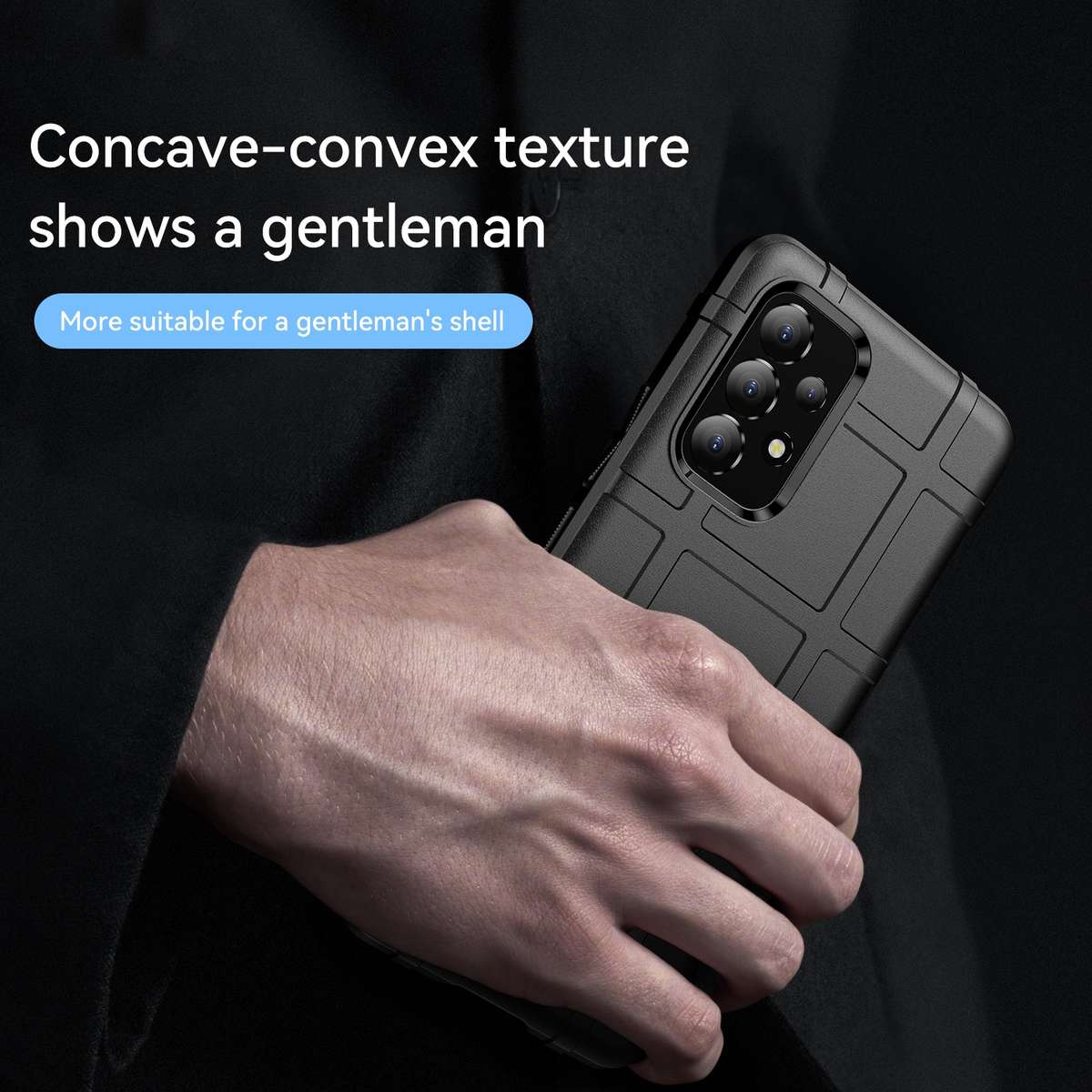 For Samsung Galaxy A53 5G Full Coverage Shockproof TPU Phone Case(Black)