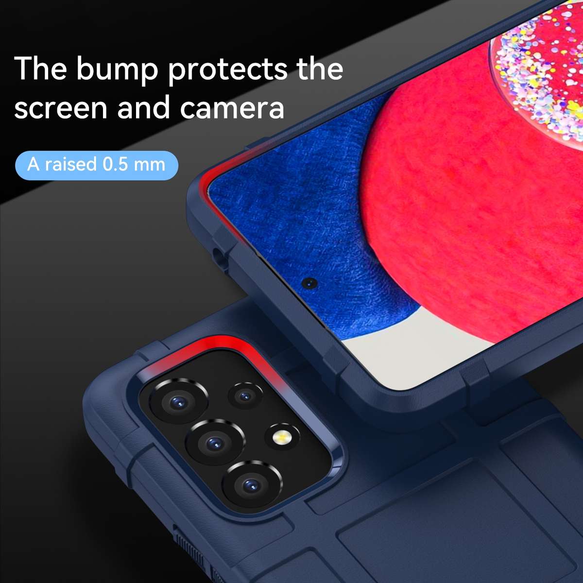 For Samsung Galaxy A53 5G Full Coverage Shockproof TPU Phone Case(Black)