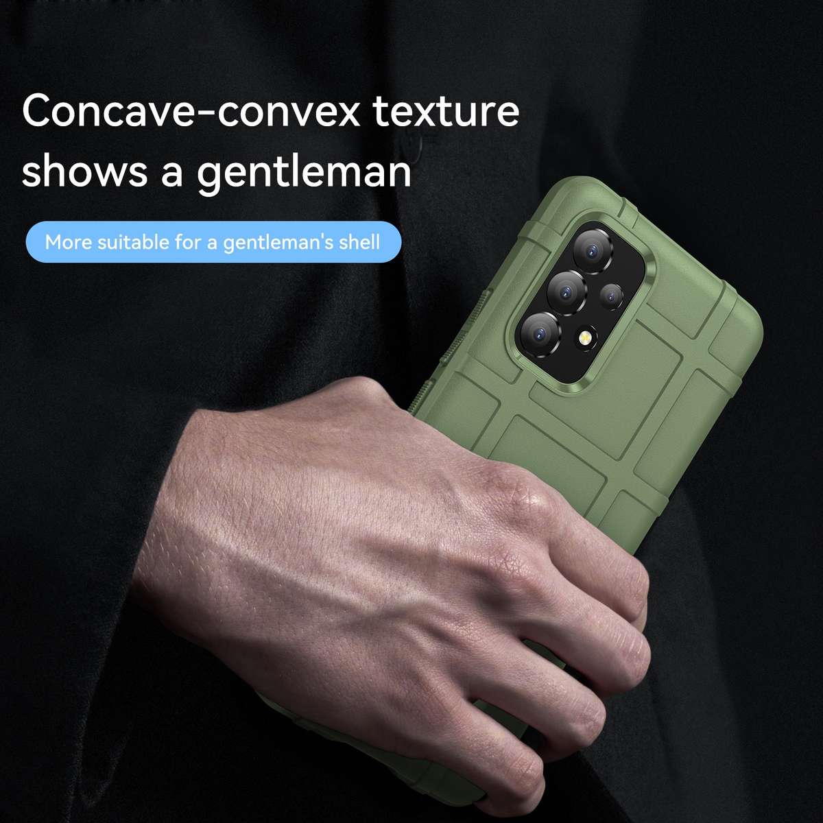 For Samsung Galaxy A53 5G Full Coverage Shockproof TPU Phone Case(Black)