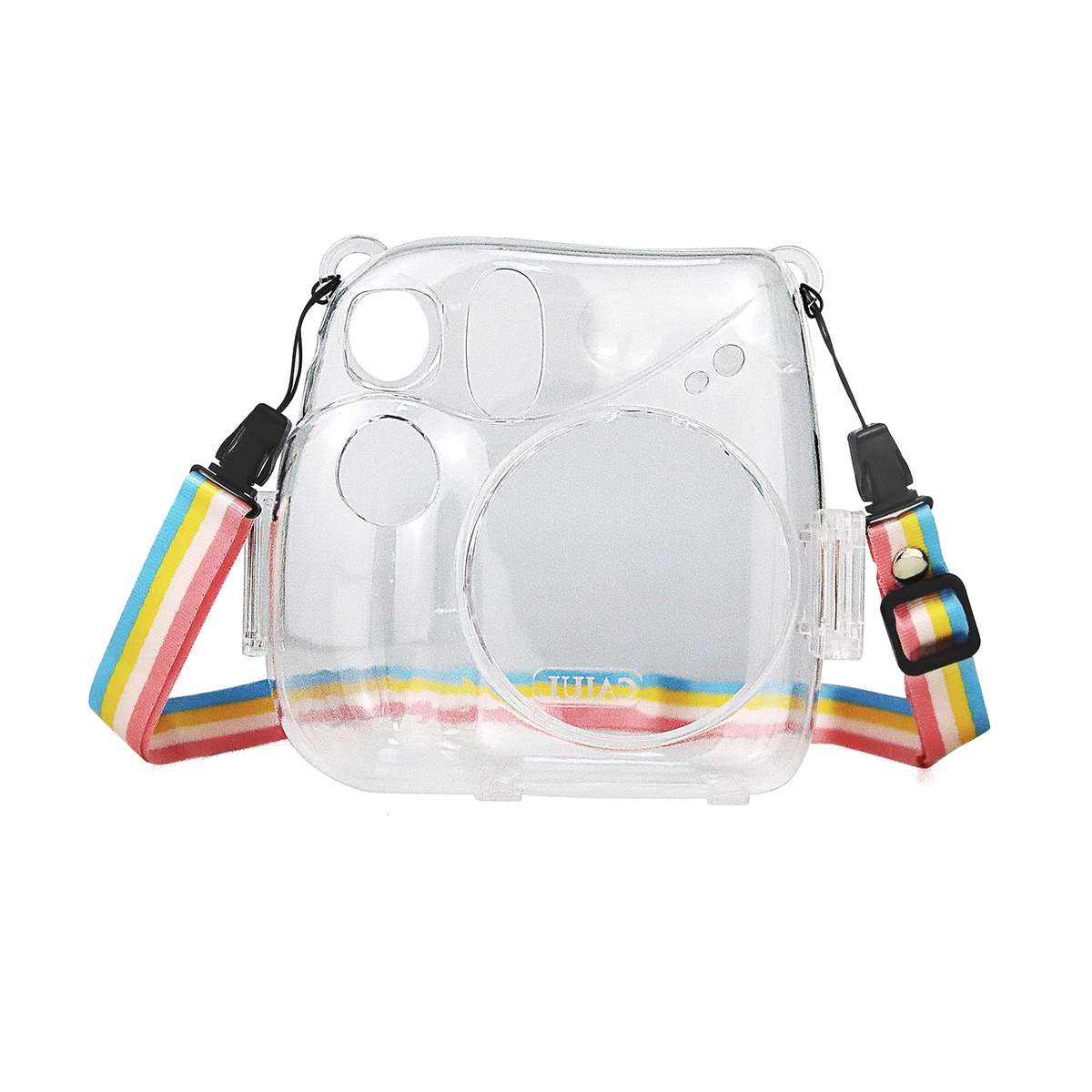 Protective Crystal Case with Strap For FUJIFILM Instax mini 7+(Transparent)