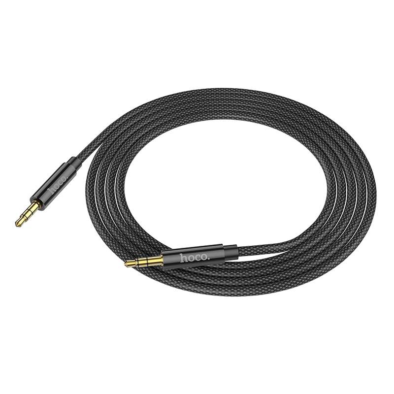 hoco UPA19 DC 3.5mm to 3.5mm AUX Audio Cable, Length:2m(Silver)