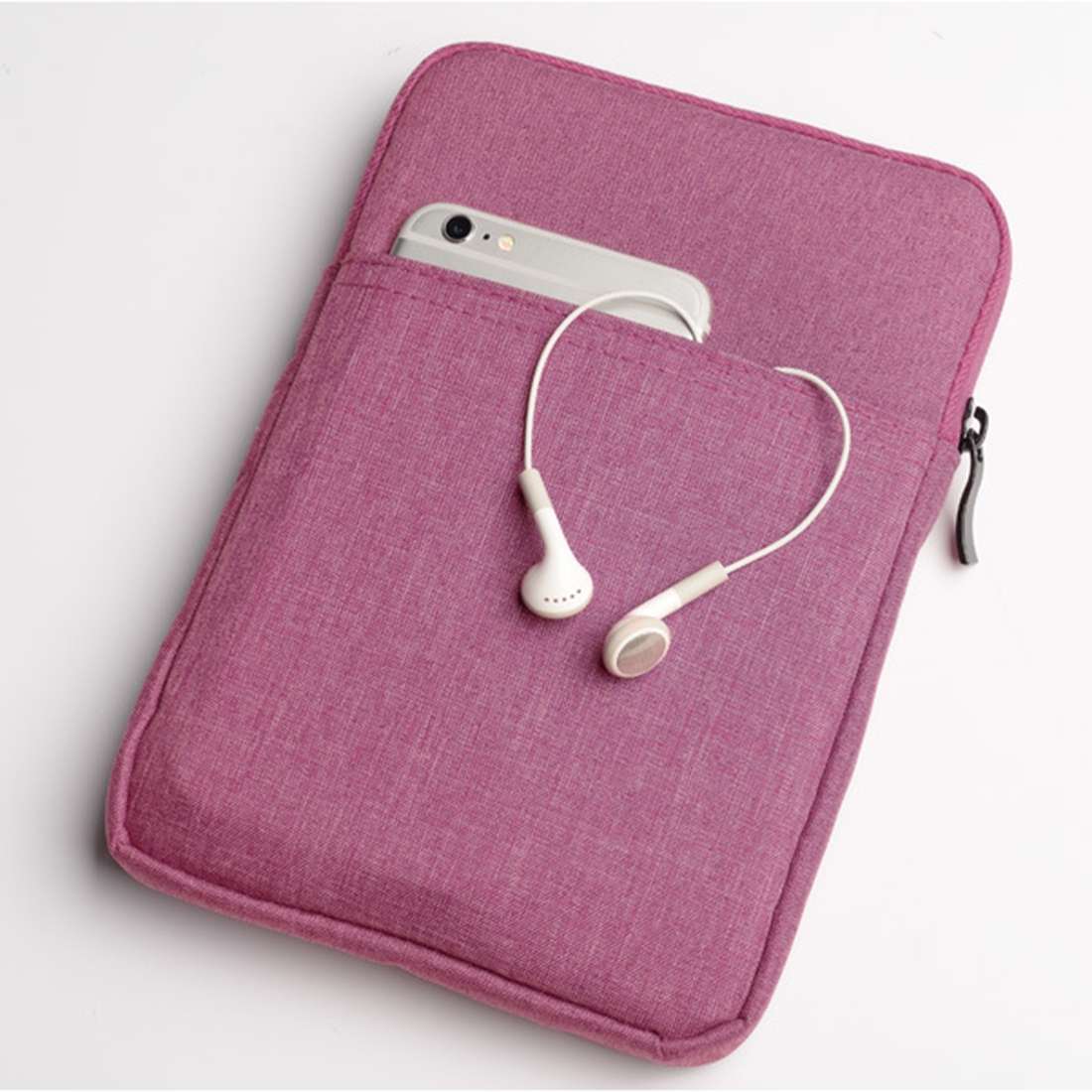 For iPad Pro 11 inch (2018) Shockproof and Drop-resistant Tablet Storage Bag(Rose Red)