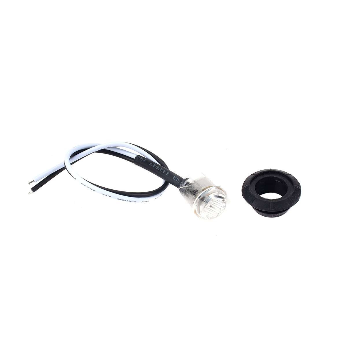 A5012 White Light 10 in 1 Truck Trailer LED Round Side Marker Lamp