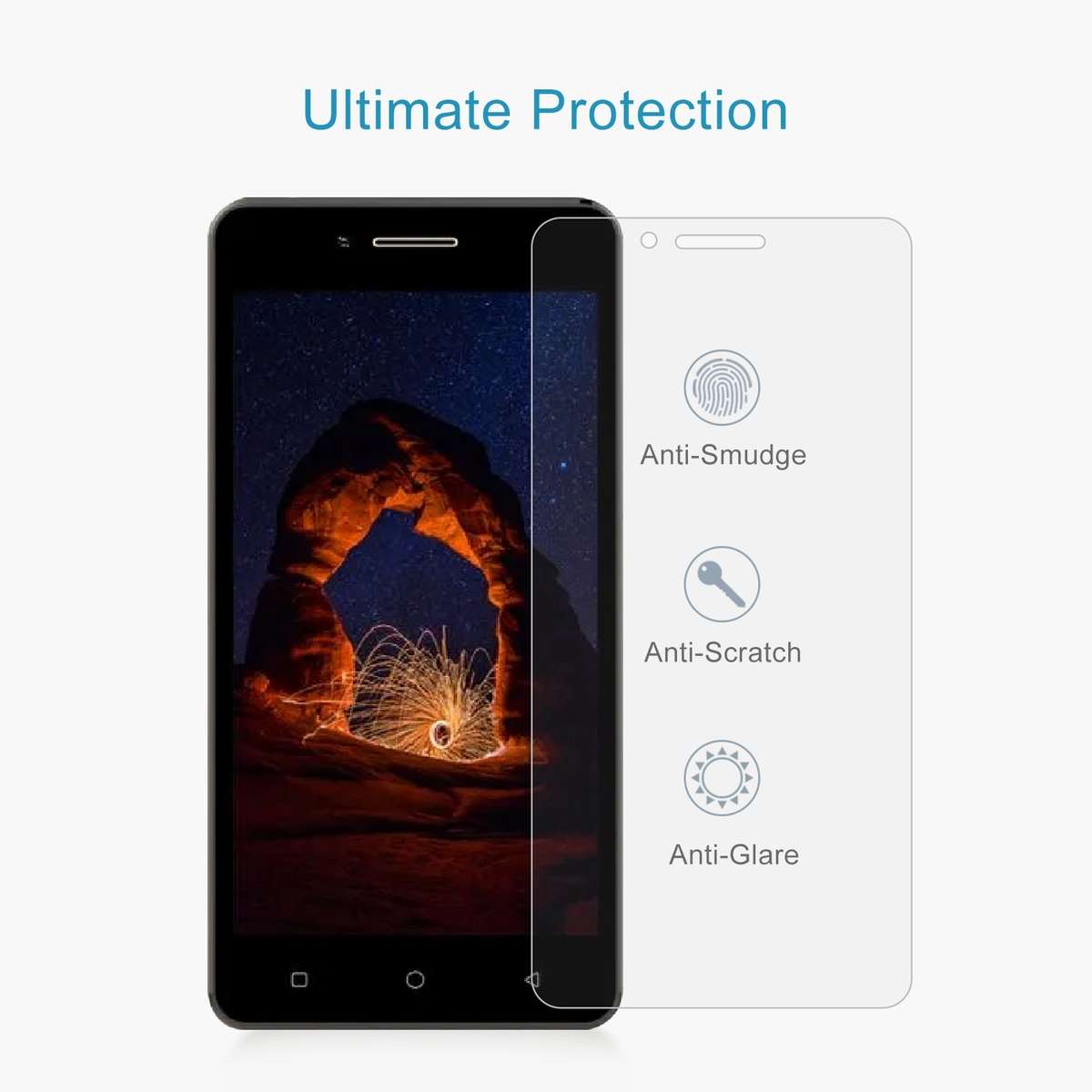 10 PCS 0.26mm 9H 2.5D Tempered Glass Film For Tecno P12
