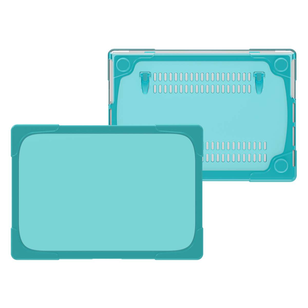 TPU + PC Two Color Laptop Protective Case For MacBook Pro 14.2 inch A2442 2021(Light Blue)