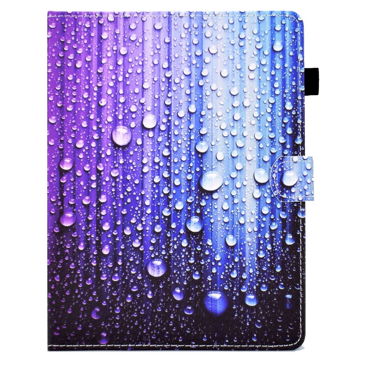 For 7 inch Tablet Electric Pressed TPU Leather Tablet Case(Water Droplets)