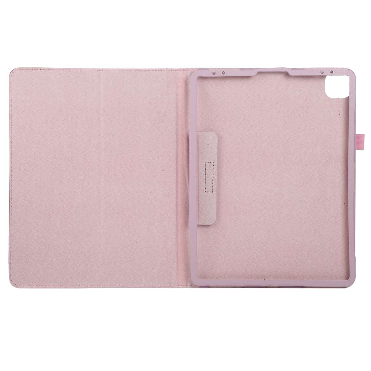 For iPad Air 13 V2024 / iPad Pro 12.9 2022 / 2021 / 2020 / 2018 Litchi Texture Solid Co ... (Pink)