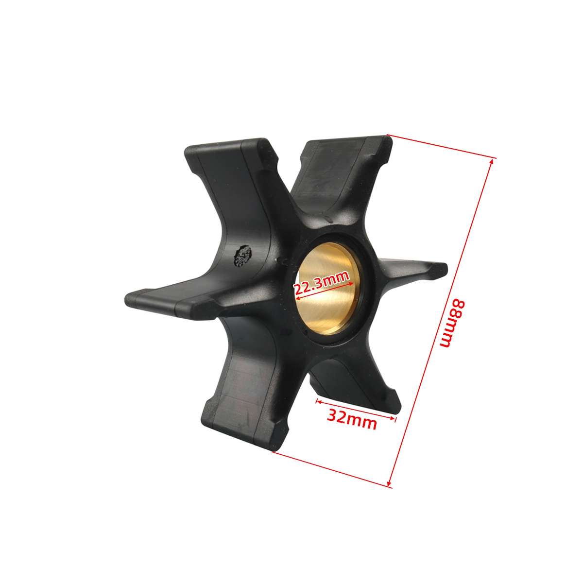A6663 Outboard Water Pump Impeller Repair Kit 5001595 for Johnson Evinrude