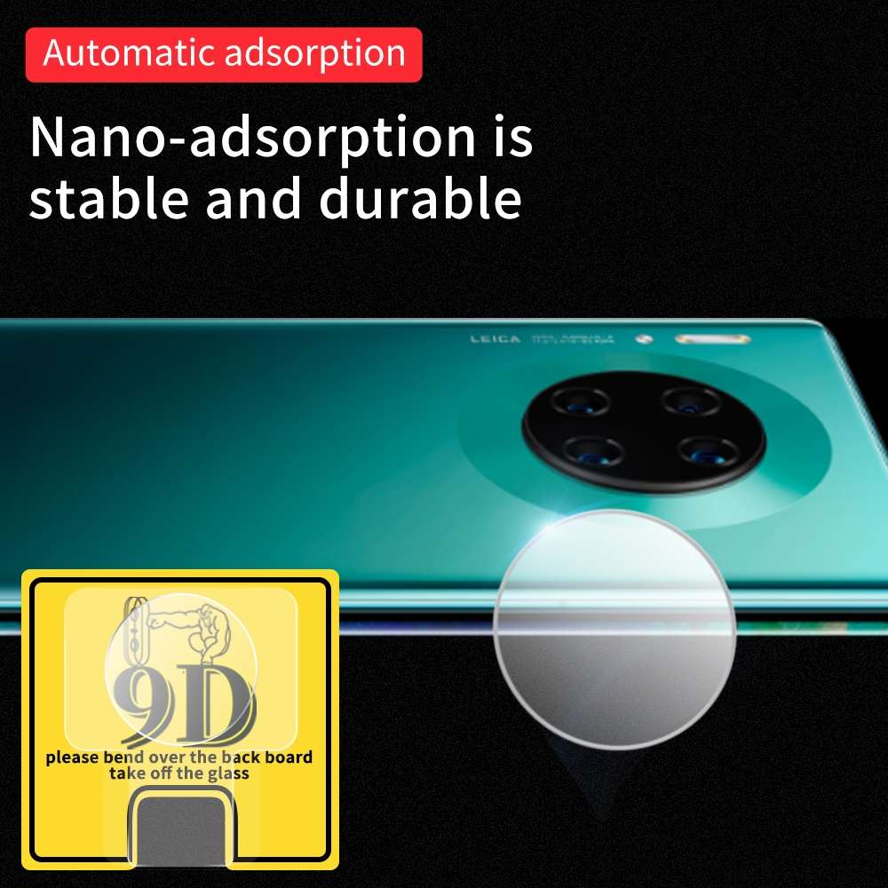 For Huawei Mate 30 Pro 9D Transparent Rear Camera Lens Protector Tempered Glass Film