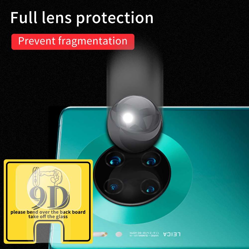 For Huawei Mate 30 Pro 9D Transparent Rear Camera Lens Protector Tempered Glass Film